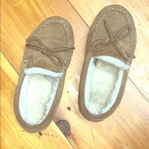 Bearpaw Fuzzy Slipper Mocasins
